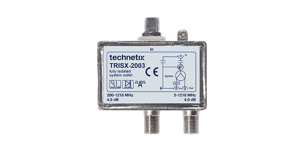 Aisladores de la serie TRIS - Tomas de corriente dobles aisladas galvánicamente que utilizan Modem Safe para proteger los entornos domésticos de las sobrecargas de alto voltaje de la red