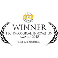Winner - Best CPE Solution - 2018 SCTE logo