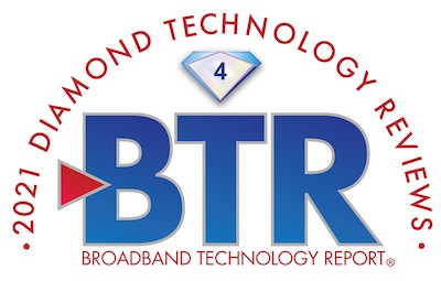 Broadband Technology Report 4 diamonds para el XGT gigabit multitaps modular de planta de exterior