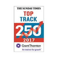 Galardonado con el premio ‘Top Track 250’ del Sunday Times, que clasifica a las empresas de crecimiento del mercado medio de Gran Bretaña con las mayores ventas.
