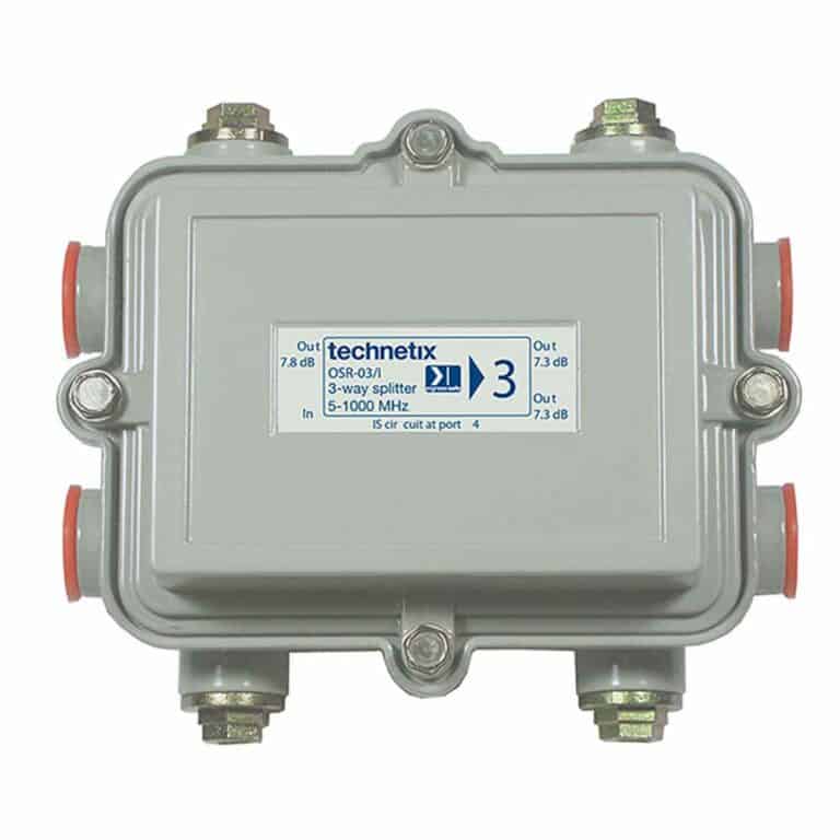 3-way Regal-style balanced outdoor splitter - Technetix