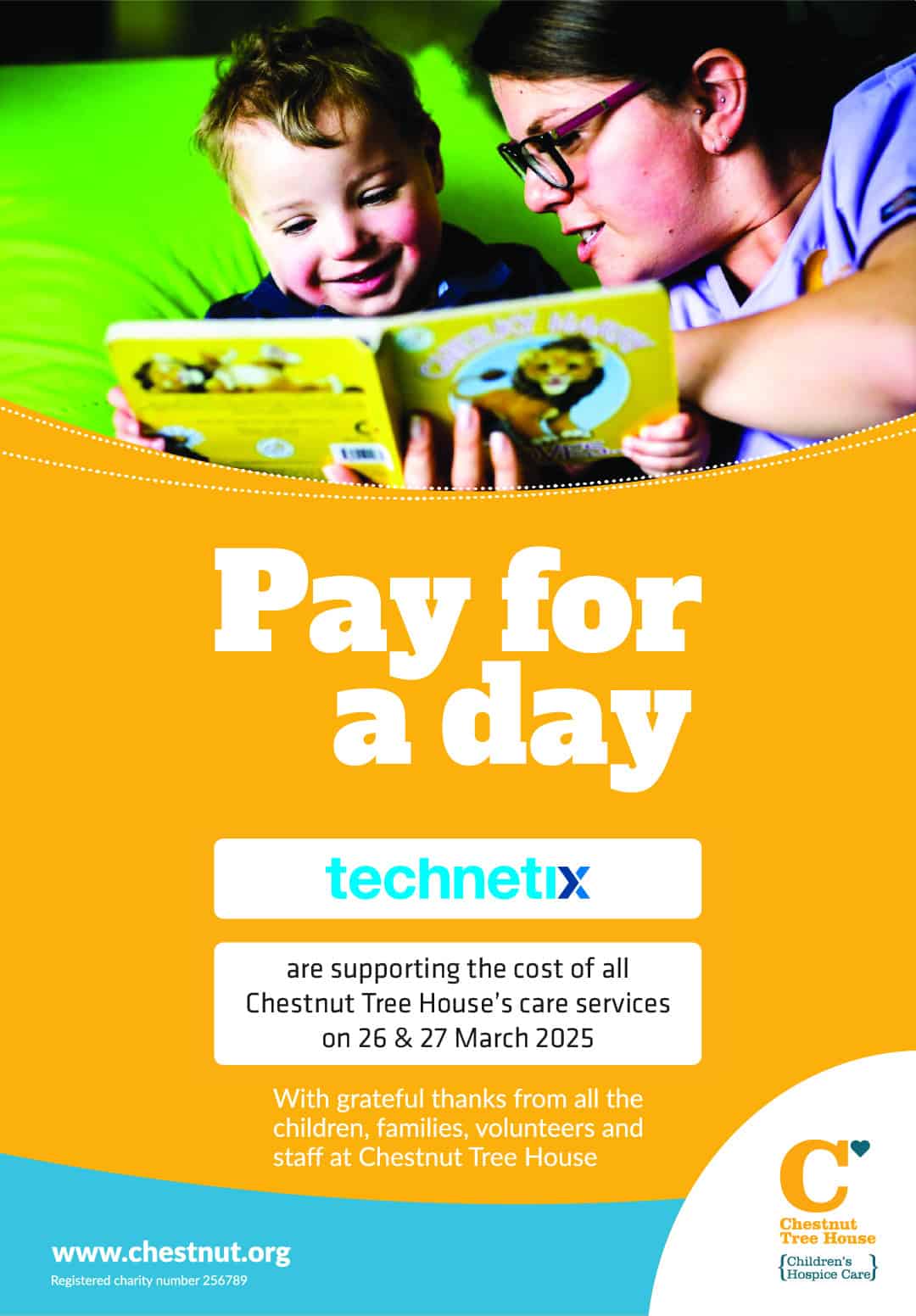 Technetix sponsored Charity Chestnut Tree