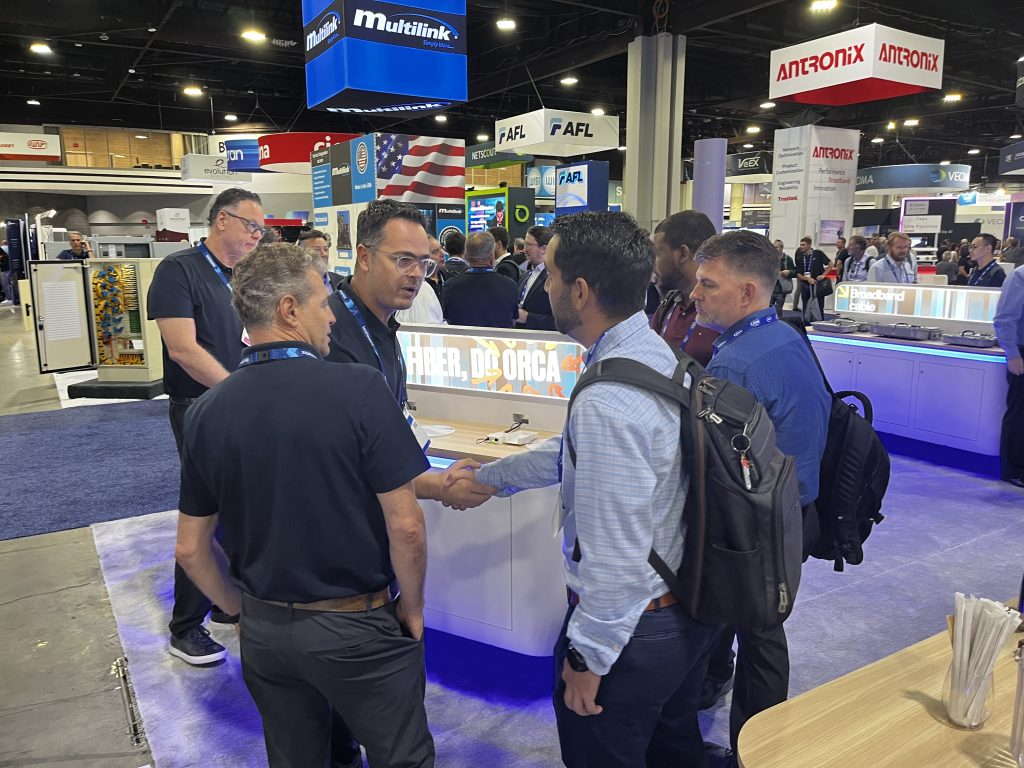 The Technetix stand at SCTE TechExpo 2026 was consistently busy with visitors.